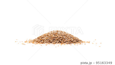 Plantago Ovata Seeds Isolated, Psyllium Husk, Isabgol Ispaghula Plantago Ovata Seeds Isolated, Psyllium Husk, Isabgol Ispaghula 95163349