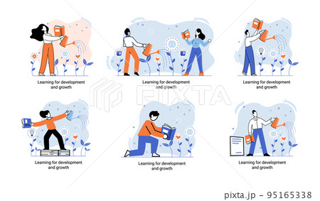 Learning for development and growth....のイラスト素材 [95165338] - PIXTA