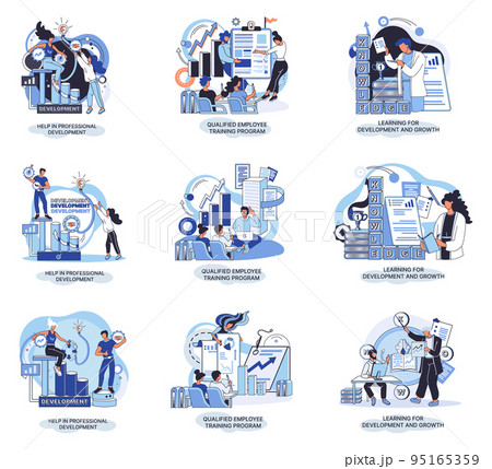 Help in professional development. Qualified employee training program. Learning for software development and growth 95165359