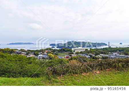 佐賀県/ 名護屋城（名護屋城跡）本丸付近からの眺望 95165456