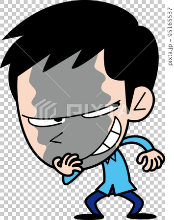 ニヤニヤしながらほくそ笑む男性 ニヤニヤしながらほくそ笑む男性 95165537