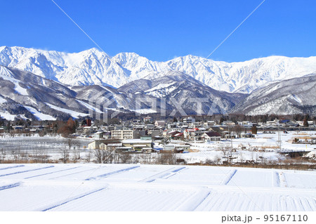 冬の白馬 雪晴れの白馬三山 冬の白馬 雪晴れの白馬三山 95167110