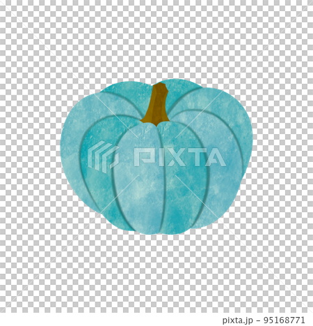 Teal Pumpkin 　Halloween　水彩 95168771