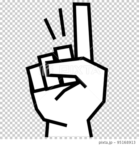 Hand Sign_Strong_White_1 Hand Sign_Strong_White_1 95168913