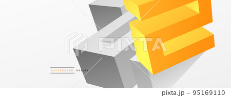 3d line geometric creative abstract background. Trendy techno business template for wallpaper, banner, background or landing 3d line geometric creative abstract background. Trendy techno business template for wallpaper, banner, background or landing 95169110