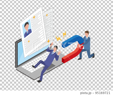 獲得優秀人力資源的人員形像說明 獲得優秀人力資源的人員形像說明 95169721