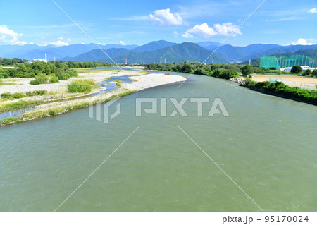 長野大橋/犀川より下流方向を望む(長野県長野市)【2022.9】 長野大橋/犀川より下流方向を望む(長野県長野市)【2022.9】 95170024