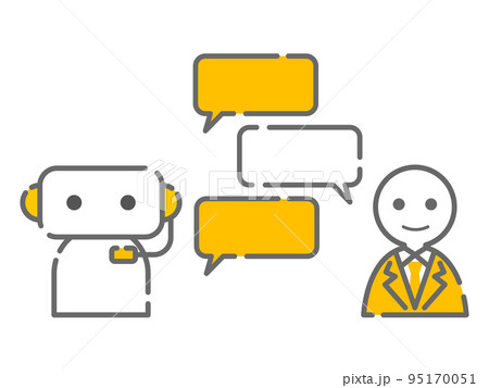 チャットボット　スーツの人 95170051