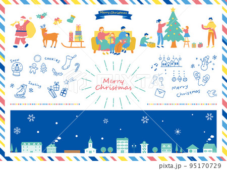 クリスマスを楽しむ人達 95170729
