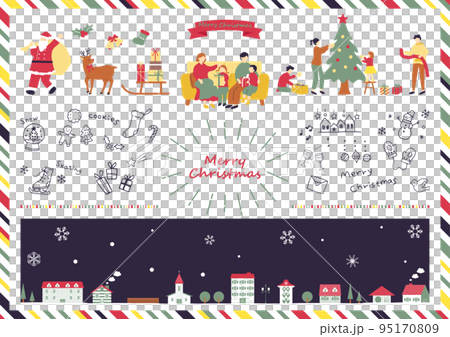 享受聖誕節的人們 95170809