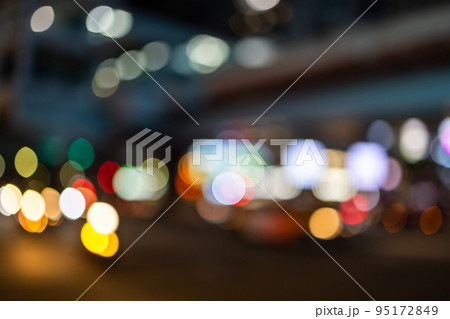Blur view of city street at night Blur view of city street at night 95172849