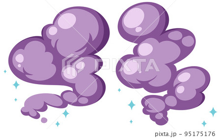 Purple witch and wizard magic spell smoke Purple witch and wizard magic spell smoke 95175176