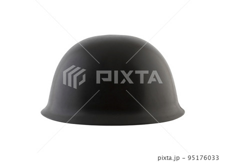 Military helmet isolated on white background with clipping path 95176033