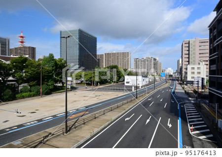 国道357号 千葉市中央区 千葉市役所付近 国道357号 千葉市中央区 千葉市役所付近 95176413