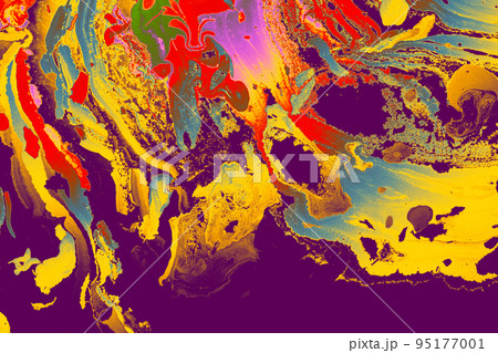 Ebru marbling effect surface pattern design for print Ebru marbling effect surface pattern design for print 95177001