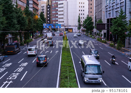 《東京都》東京都心の国道・交通イメージ 《東京都》東京都心の国道・交通イメージ 95178101