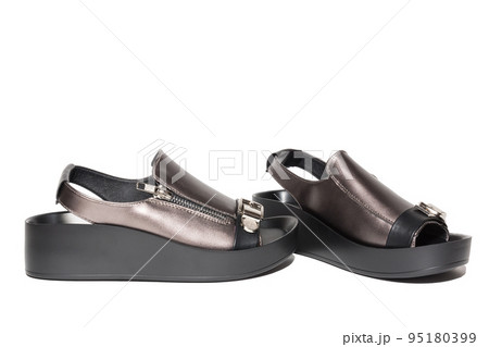 shoes on a white background shoes on a white background 95180399