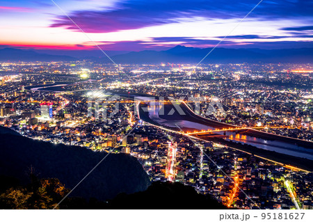 岐阜　金華山からの夜景 95181627