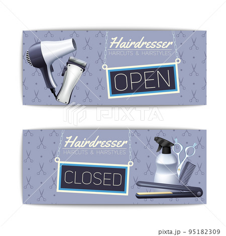 Hairdresser Color Banner Set Hairdresser Color Banner Set 95182309