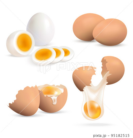 Eggs Realistic Set 95182515