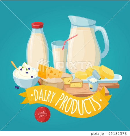 Dairy Products Poster 95182578