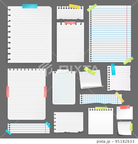 Realistic Paper Set 95182633