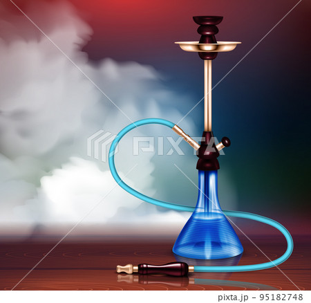 Hookah Realistic Illustration 95182748
