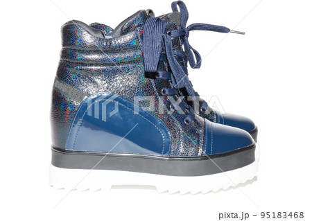 female shoes on a white background female shoes on a white background 95183468