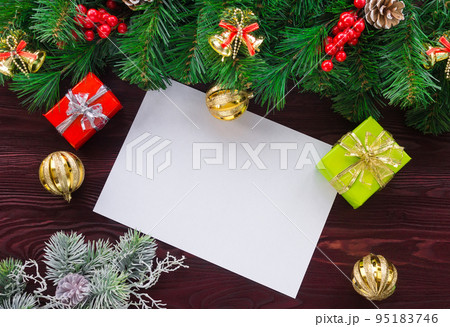 Christmas background with toys 95183746