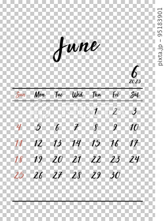 2023_June_simple calendar_vertical 2023_June_simple calendar_vertical 95183901