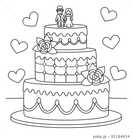 Details 68+ cute cake coloring pages best - awesomeenglish.edu.vn