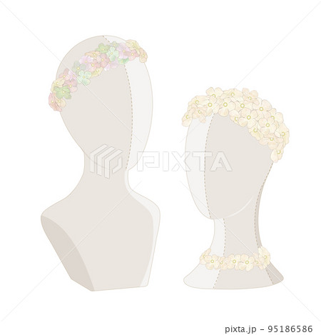 花冠・ヘッドドレス・ヘアーオーナメント・髪飾り 95186586