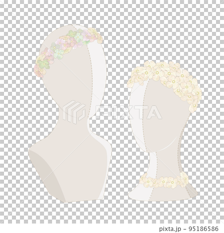 花冠・ヘッドドレス・ヘアーオーナメント・髪飾り 95186586