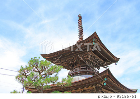 岡崎市、大樹寺多宝塔の風景 岡崎市、大樹寺多宝塔の風景 95186761