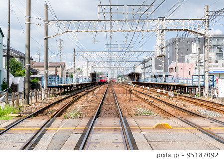 【名鉄名古屋本線】二ツ杁駅に停車する列車 95187092