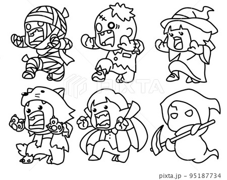 ハロウィン　キャラクター 95187734