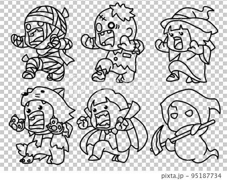 ハロウィン　キャラクター 95187734