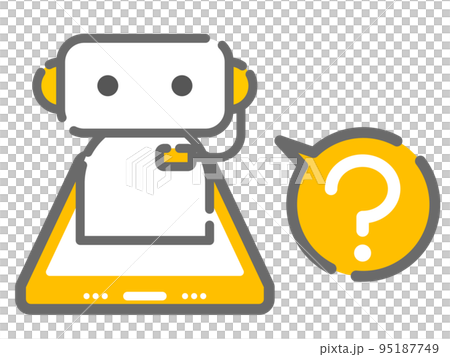 Smartphone chatbot Hatena mark 95187749