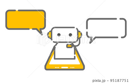 スマホのチャットボット 95187751