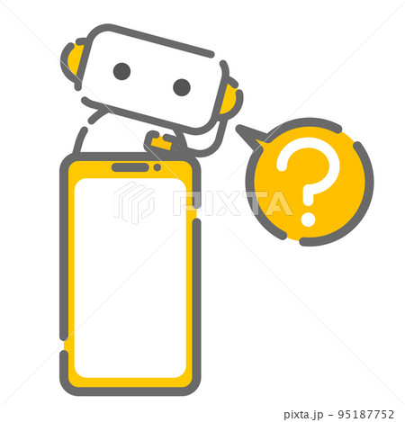スマホのチャットボット はてなマーク スマホのチャットボット はてなマーク 95187752