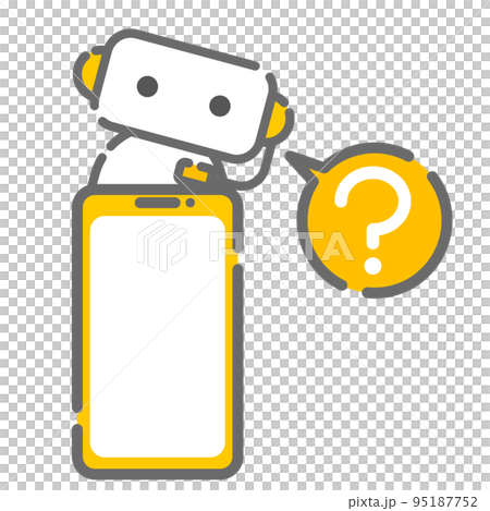 スマホのチャットボット はてなマーク スマホのチャットボット はてなマーク 95187752