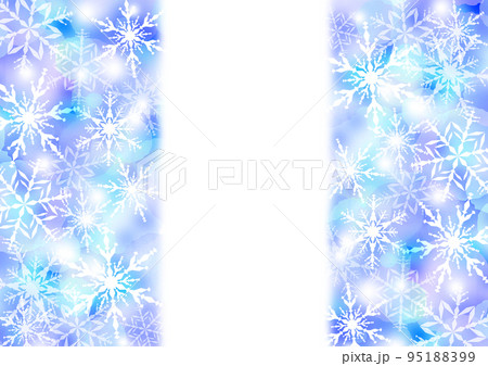 雪の結晶　背景 95188399