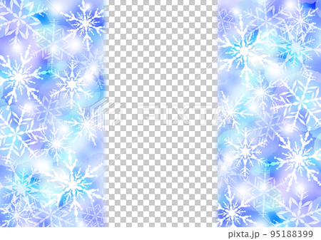 雪の結晶　背景 95188399