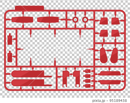 プラモデルのランナーのフレーム プラモデルのランナーのフレーム 95189438