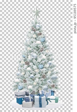 リアルなクリスマスツリーのイラスト 95189575