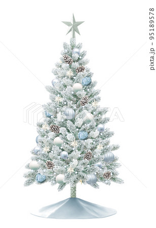 リアルなクリスマスツリーのイラスト 95189578