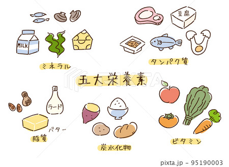 五大栄養素イラスト 95190003