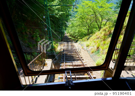 能勢電鉄妙見の森ケーブル（兵庫県川西市） 95190401