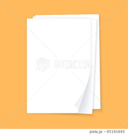 Paper document stack Paper document stack 95191693
