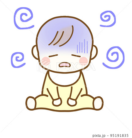 体調不良な赤ちゃん 95191835